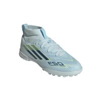 adidas F50 Sparkfusion League TF High Kinder Ice Cold Precision - almost blue/dusky petrol/hi-res yellow