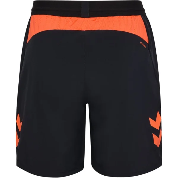 hummel Blaze Pro Trainingshorts Kinder - schwarz/orange