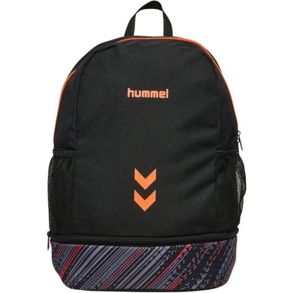 hummel hmlBlaze Rucksack mit Schuhfach - schwarz/orange