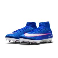 Nike Mercurial Superfly 10 Elite High SG Herren Attack - weiß/blau/pink