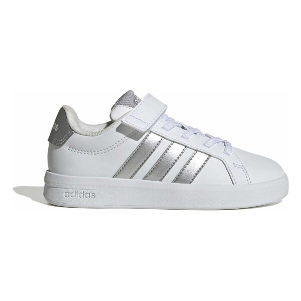 adidas Grand Court 3.0 Schuhe Kinder - white/silver met./silver m
